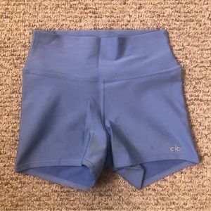Light blue alo yoga shorts